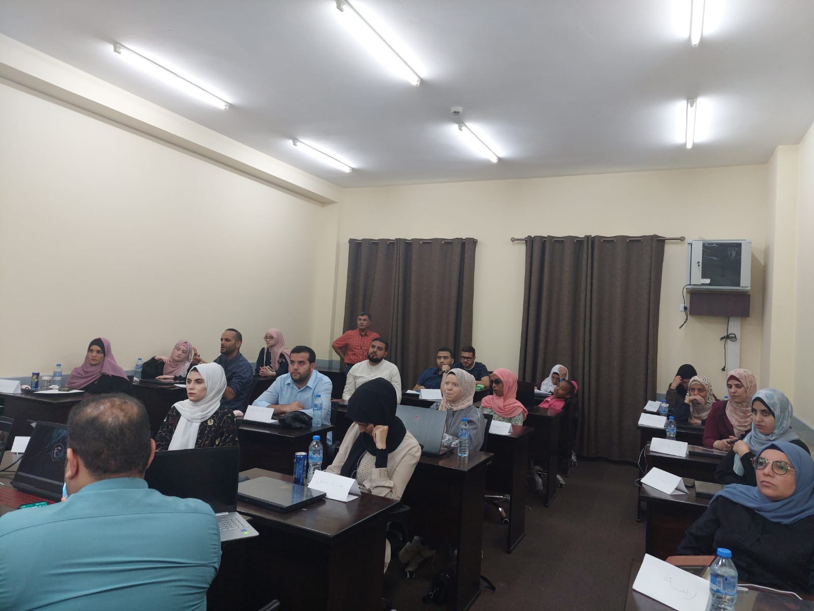 Disabled Voices from Gaza team launching the first training Program for disabled university students and graduates in Palestine ” Media and Information Literacy (MIL) and Narrative Methodologies “
