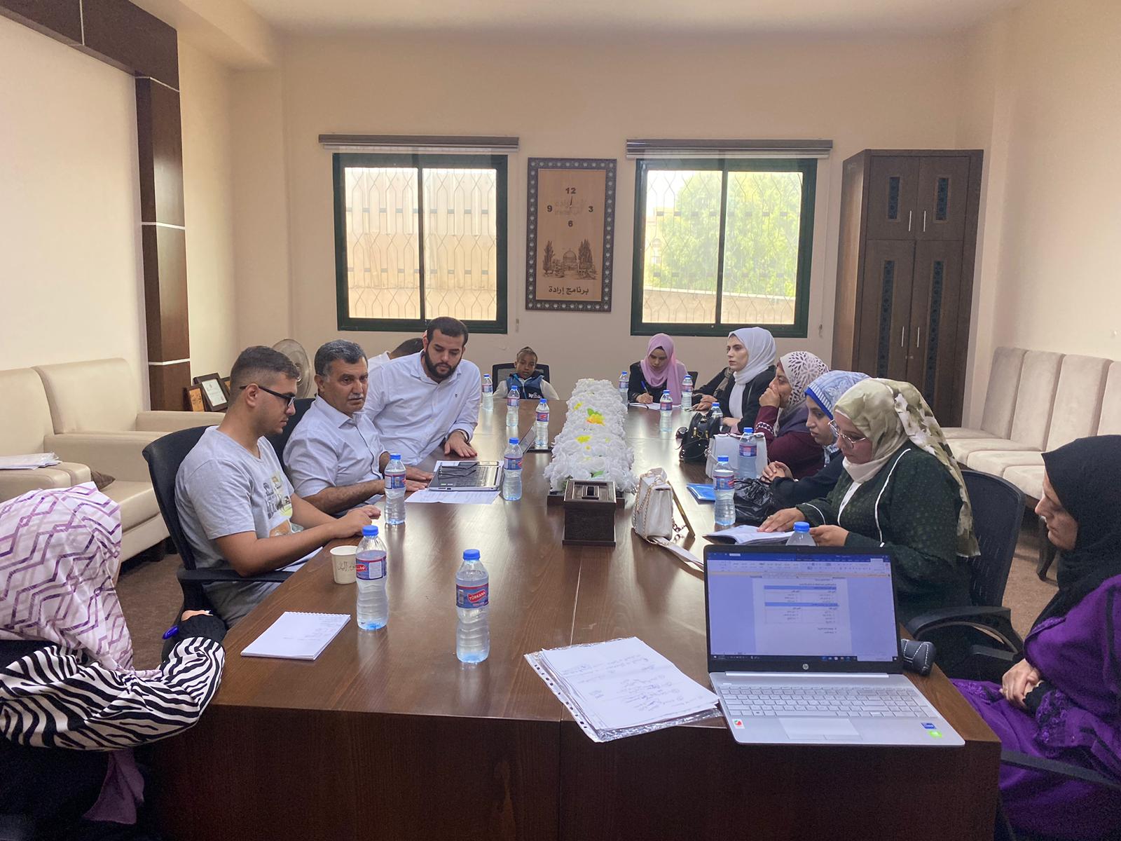 Preliminary meeting for pioneering training of Palestinian PWD-13 August 2023